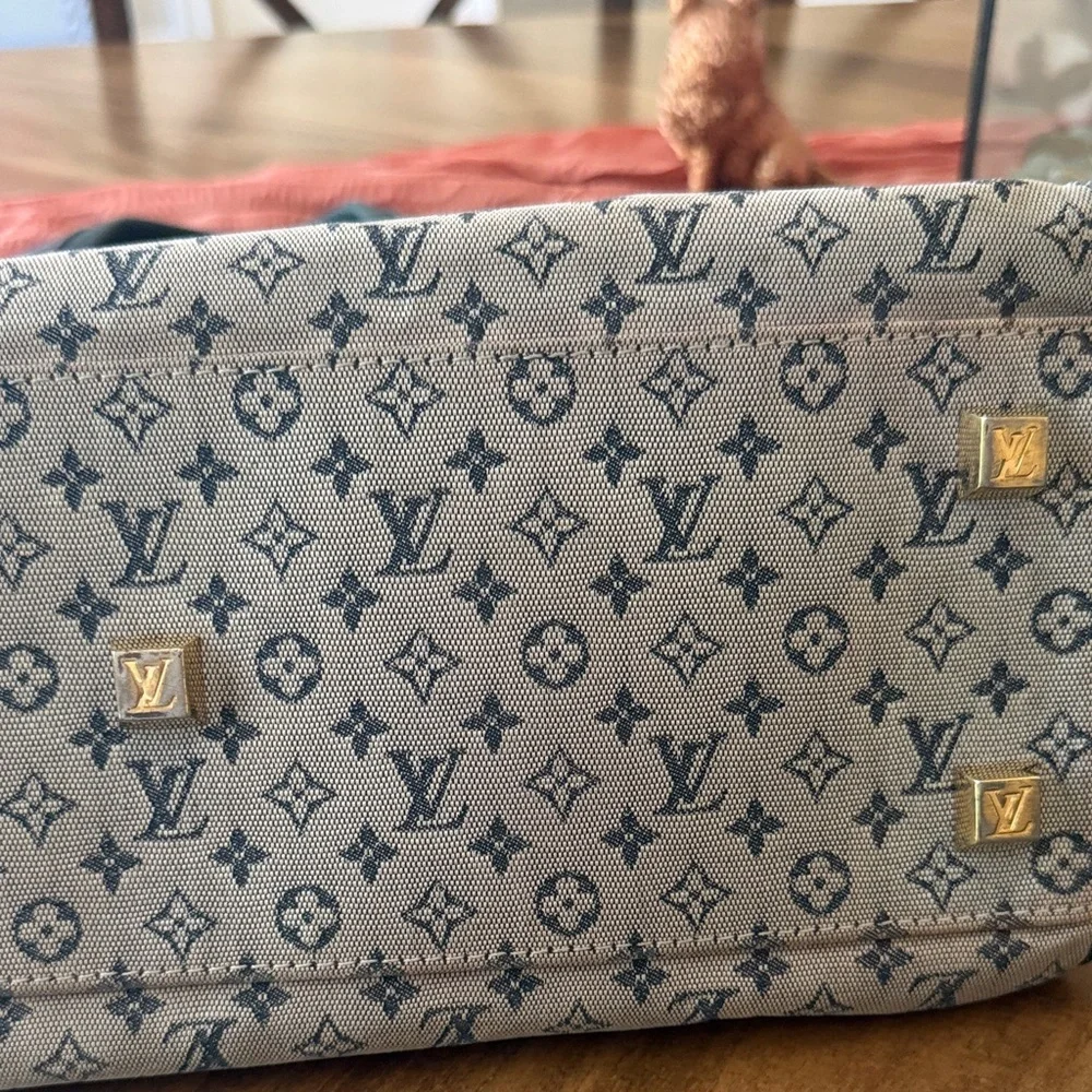 Louis Vuitton Mini Lin Canvas Satchel - Picture 8 of 12